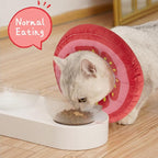 ANWA Adjustable Cat Cone Collar Soft, Cute Cat Donut Collar After Surgery - Image 3