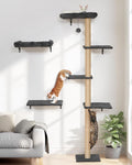 FUKUMARU Cat Wall Shelves, Stable Wall Mounted Cats Furniture Set, Kitten by FUKUMARU
