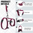 BEAUTYZOO Cat Harness and Leash Set Escape Proof - Image 3