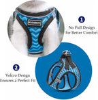 BOOMIBOO Dog Harness with Leash Set, No Pull Adjustable Reflective Step-in - Image 3