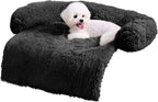 HACHIKITTY Calming Pet Sofa Bed Mat, Washable Plush Couch Cover by HACHIKITTY