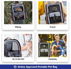 Lekebobor Large Cat Backpack Carrier Expandable Pet Carrier Backpack - Image 5