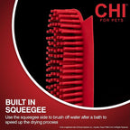 CHI for Dogs Rubber Fur Accumulator Brush, Dog Grooming Tool for Removing Loose - Image 4