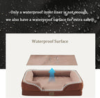 Bedfolks Orthopedic Dog Bed XL, Waterproof Dog Sofa Bed - Image 3