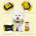 Yellow Dog Collar for Large Dogs, Spring & Summer Theme Large Dog Collars - Image 4