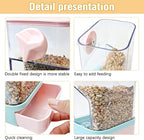 BNOSDM Automatic Bird Feeder Water Dispenser Set No Mess Bird Cage Feeders - Image 3