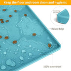 Ptlom Dog Food Mat Anti-Slip Bowl Mats - Image 5