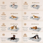 EHEYCIGA Orthopedic Dog Bed for Small Dogs, Waterproof Memory Foam Small Pet - Image 2