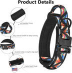 DAGANXI Tactical Dog Collar, Adjustable Military Training Nylon Dog Collar - Image 3