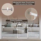 WAOWAO Baby Gate 85.83-95.25" Extra Wide Pressure Mounted Walk Through Swing - Image 5