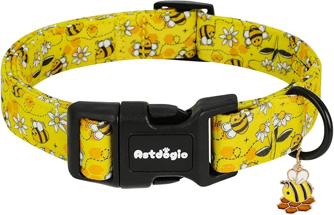 Yellow Dog Collar for Large Dogs, Spring & Summer Theme Large Dog Collars by Unknown
