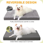 KSIIA Orthopedic Dog Bed Waterproof Dog Crate Bed - Image 4
