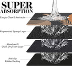 Dog Food Mats for Floors Super Absorbent, Pet Cat Food Mat - Image 5