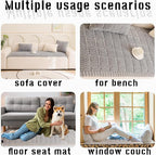 Sofa Cover Fuzzy Couch Cover for Pet, Couch Covers for Dogs Washable Non-Slip - Image 6