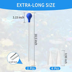 2 Pcs 18.5 in Long Pipette for Fish Tank Coral Food Feeder Long Syringe - Image 2