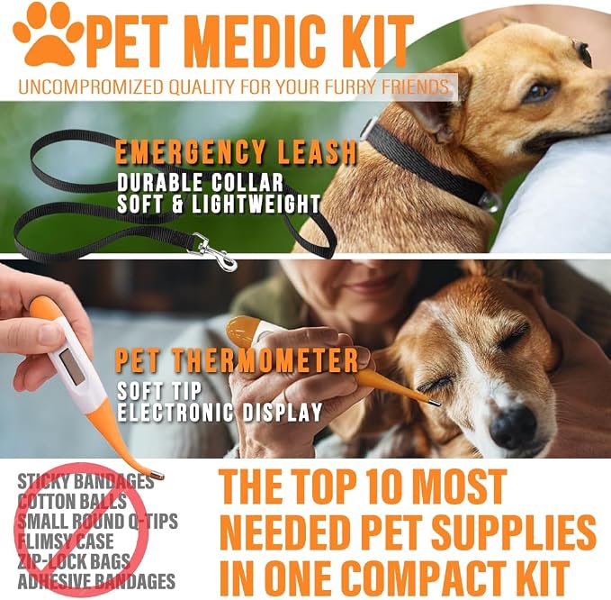 EVERLIT Pet Medic First Aid Kit | 95 Pcs Vet-Approved Medical, Outdoor & - Image 4