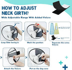 Supet Dog Cone Collar Adjustable After Surgery, Comfortable Pet Recovery Collar - Image 2