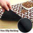Dog Food Mat 12X20 Inch Pet Feeding Absorbent Mats - Image 5