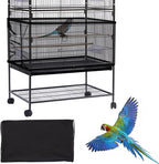 Daoeny Large Bird Cage Cover, Bird Cage Seed Catcher, Adjustable Soft Airy by Daoeny