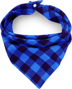 Christmas Plaid Dog Bandana by ZIRVYIR