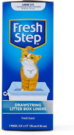 Fresh Step Drawstring Cat Litter Box Liners, Fresh Scent - Image 2