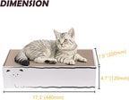 Cat Scratcher, 17.3"L x 7.9"W x 4.7"H, Reversible Design - Image 3
