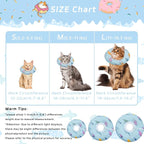 Cat Cone Collar Soft, Spay Soft Cones to Stop Licking, Cat Neck Donut Pillow - Image 2