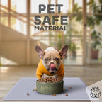Dog Food Mat - Raised Edges Dogs Mat - Image 3