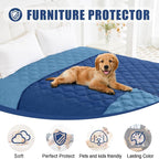 Smiry Waterproof Dog Bed Cover Blanket 52x82, Soft Reversible Pet Blanket - Image 8