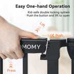 COMOMY 80" Extra Wide Baby Gate, Dog Gate - Image 3