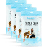 No Rinse Wipes | Rinse Free Shampoo Mittens | Dogs & Cats | Bath Wipes | by Unknown