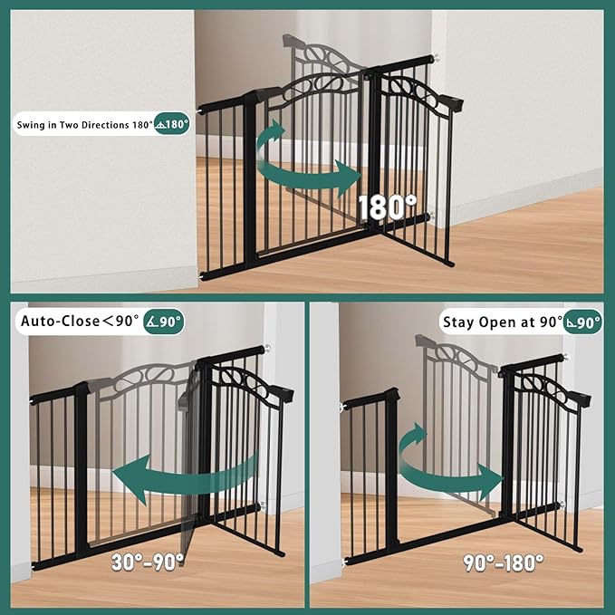 Fairy Baby 59.9"-62.5" Extra Wide Baby Gate - Image 4