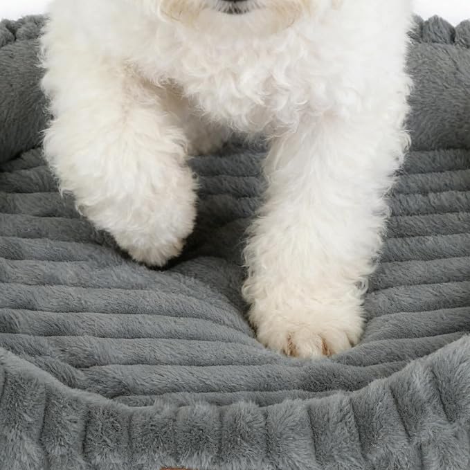 Orthopedic Dog Bed for Large Dogs, Comfort-Sided Calming Pet Bed - Image 6