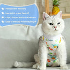 Coppthinktu Cat Recovery Suit Female, Breathable Cat Onesie After Surgery Female - Image 7