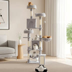 Sweetcrispy Cat Tree 75 Inch, Large Multi-Level Tall Cat Tree Tower - Image 3