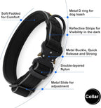 Plutus Pet Tactical Dog Collar, Reflective, Adjustable Heavy Duty Dog Collar - Image 3