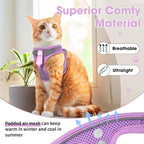 Cat Harness and Leash Set for Walking Escape Proof, Soft Adjustable Kitten - Image 4