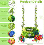 KATUMO Bird Nest, Conure Breeding Bed Parrotlet Snuggle Nest Lovebird Bed Bird - Image 2