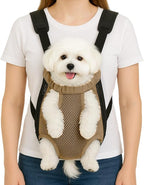 Dog Backpack Carrier, Adjustable Pet Front Carriers, Legs Out Carrying Sling by Unknown