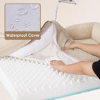 EHEYCIGA Orthopedic Dog Bed for Medium Dog, Waterproof Liner & Washable - Image 4