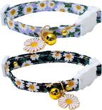 2 Pack Cotton Breakaway Cat Collars by Faygarsle