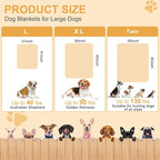 Soft Dog Blankets for Large Dogs & Cat Flannel Blanket Washable, 1 Pack 3 - Image 7
