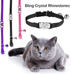 2 Pcs Cat Collars Heart Bling Breakaway - Image 7