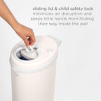 Ubbi Stainless Steel Diaper Pail, Odor Locking, No Special Bag Required - Image 6