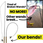 Forever Stick with 9 Feather Toy Lures - Image 3