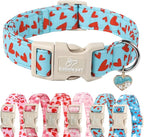 Valentines Dog Collar for Medium Dogs by Babolepet