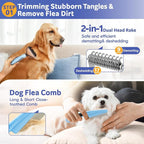Dog Brush for Shedding 13pcs Bath Grooming Kit - Image 3