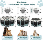 Dog Playpen, Portable Puppy Pet Crate Indoors - Image 2