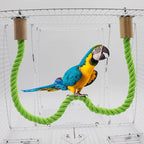 2 Pack Bird Hemp Rope Perch Swing, Bird Cage Stand Pole Accessories, Paw - Image 5