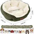 Asvin Medium Dog Bed for Medium Dogs, Cat Beds for Indoor Cats, Pet Bed for - Image 3